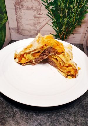 Une photo de Tacos façon Big mac🙂