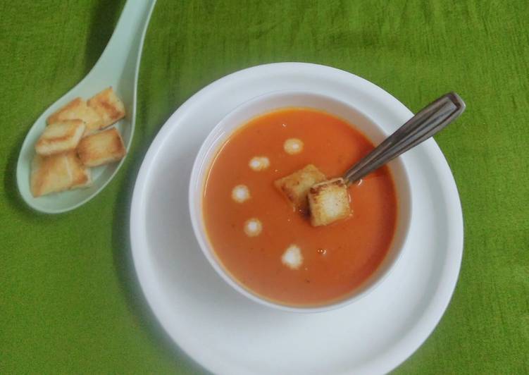Easiest Way to Make Super Quick Homemade Tomato soup