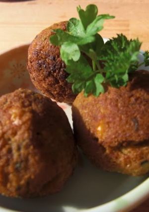 A picture of Falafel Chickpea Croquettes.