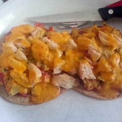 A picture of Egg Flat Bread.