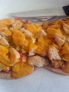 A picture of Egg Flat Bread.