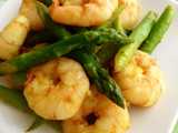 shrimp asparagus stir fry