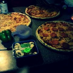 A picture of Homemade pizza dough.