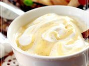 A picture of egg yolk custard