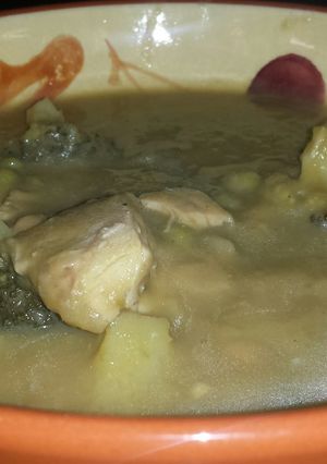 A picture of Turkey And Asparagus Soup.