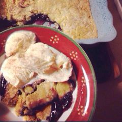 A picture of Blueberry And Cinnamon Dump Cake.