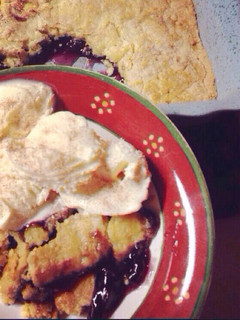 A picture of Blueberry And Cinnamon Dump Cake.