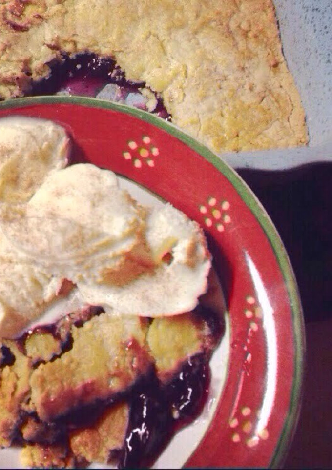 A picture of Blueberry And Cinnamon Dump Cake.