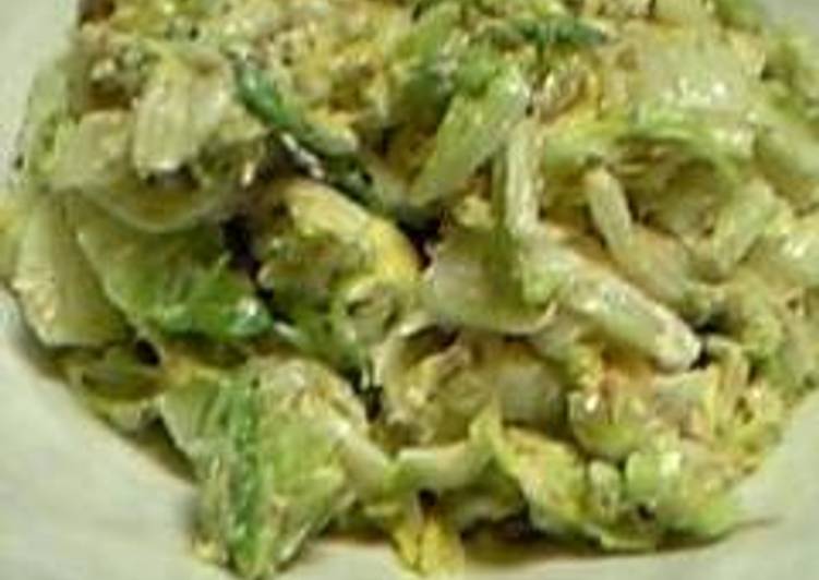 Steps to Make Ultimate Eat a Whole Simple Chinese Cabbage Salad