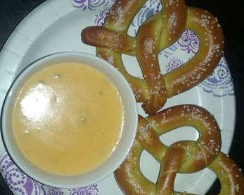 Easy Recipe Spicy pretzel dipnacho cheese Delicious