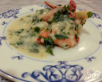 Popular Cuisine Shrimp With Garlic Delicious Perfect