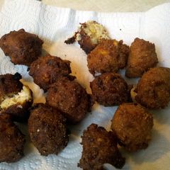 A picture of House Autry hush puppies.