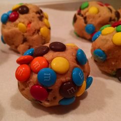 A picture of Monster Cookie Dough Balls.