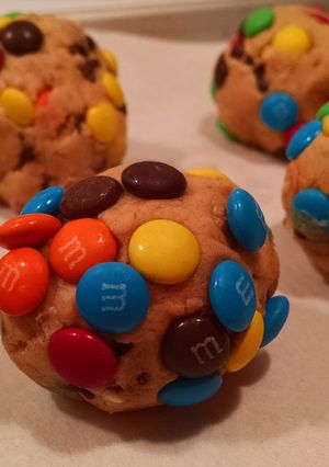 A picture of Monster Cookie Dough Balls.