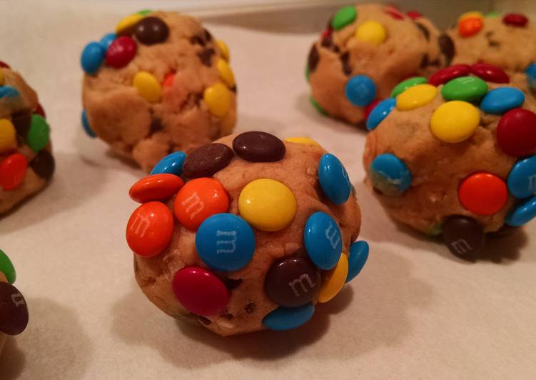 Easiest Way to Make Speedy Monster Cookie Dough Balls