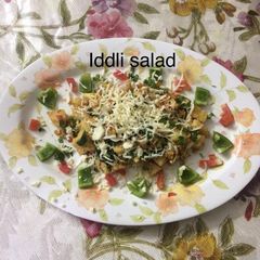 A picture of Idli salad.