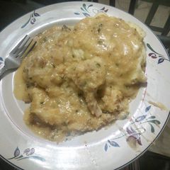 A picture of Swiss Cheese Chicken.