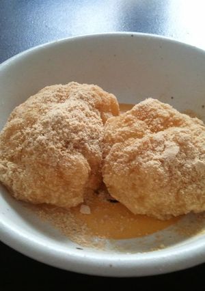 A picture of Easy and Healthy Microwaved Tofu Mochi.