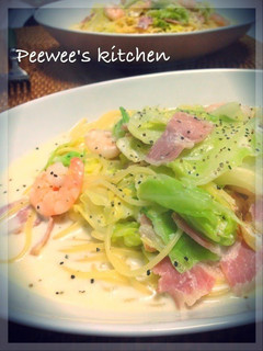 A picture of Cream Pasta Soup.