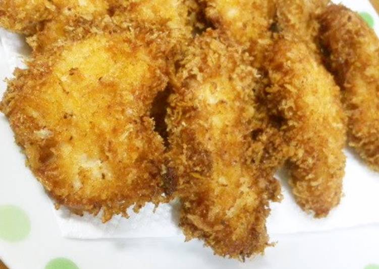 Tender Fried Chicken Breast with Mayonnaise and Soy Sauce