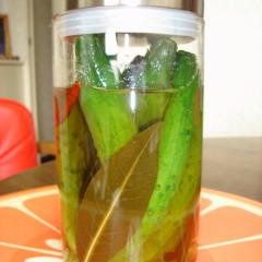 A picture of Homemade Pickles That Keep For A Long Time.
