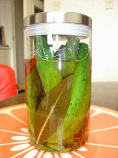 A picture of Homemade Pickles That Keep For A Long Time.