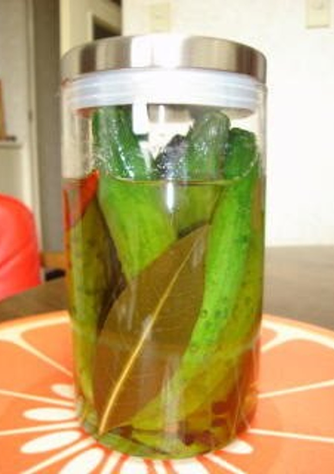A picture of Homemade Pickles That Keep For A Long Time.