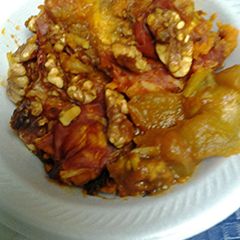 A picture of Eggplant pumpkin casserole.