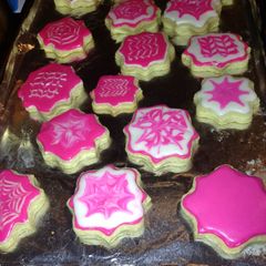 A picture of Butter Sugar Cookies And Frosting.