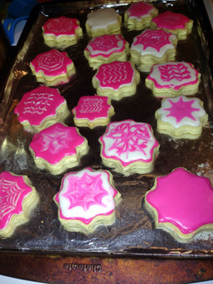 A picture of Butter Sugar Cookies And Frosting.
