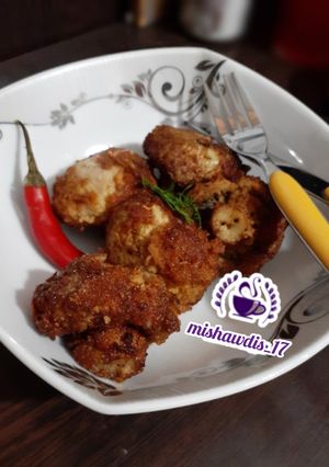 عکسی از دستور 😋قارچ سوخاری خوشمزه من🌶