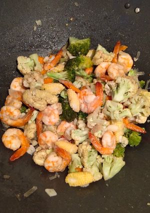 Foto resep Cah Udang & Sayuran