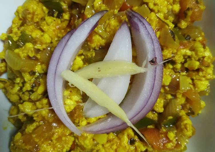 Paneer burji recipe