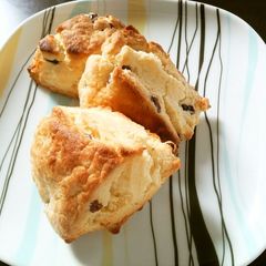 A picture of 15 Minute Scones Made with Pancake Mix.