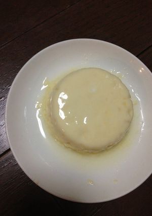 A picture of Easy Custard Pudding 3 Minutes and 3 Ingredients.