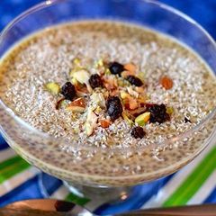 A picture of Vegan Chia Kheer (Indian Pudding Dessert).