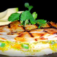 A picture of Mike's Grilled Shrimp Quesadillas Or Tacos.