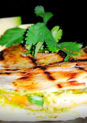 A picture of Mike's Grilled Shrimp Quesadillas Or Tacos.