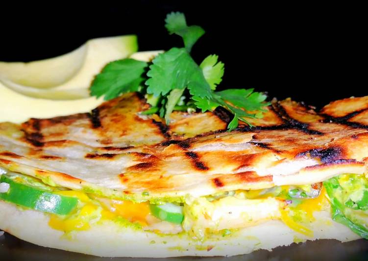 Recipe of Appetizing Mike's Grilled Shrimp Quesadillas Or Tacos