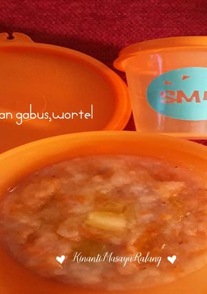 Foto resep MPASI 6m+ ❤ (Nasi,IkanGabus,Wortel)