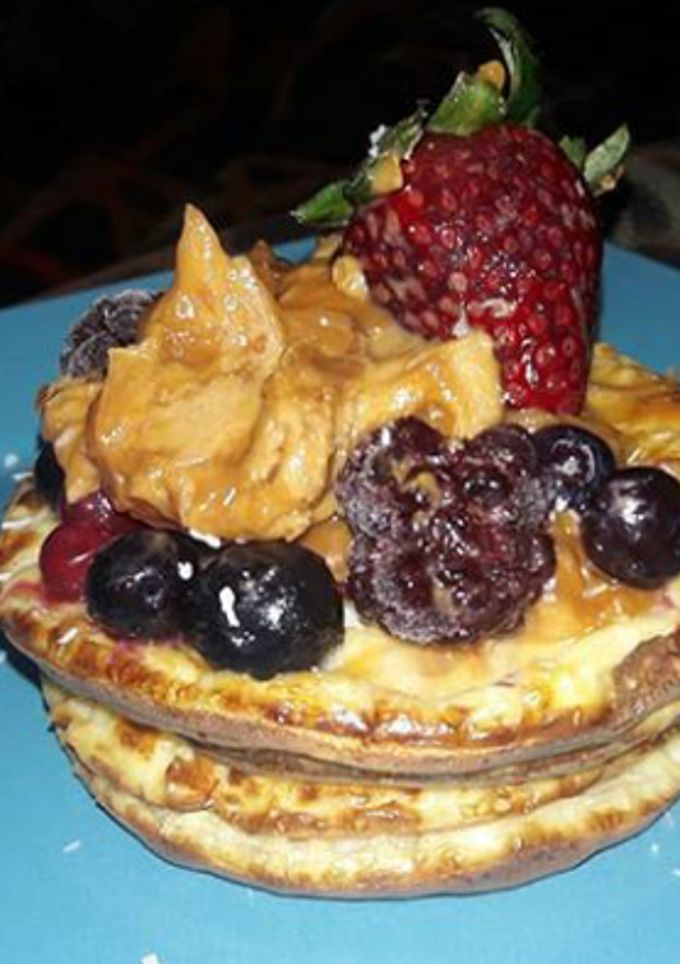Una foto de Pancakes fit