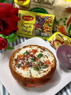 मैगी बन इज्जा (maggi Bun izza recipe in hindi) रेसिपी मुख्य फोटो