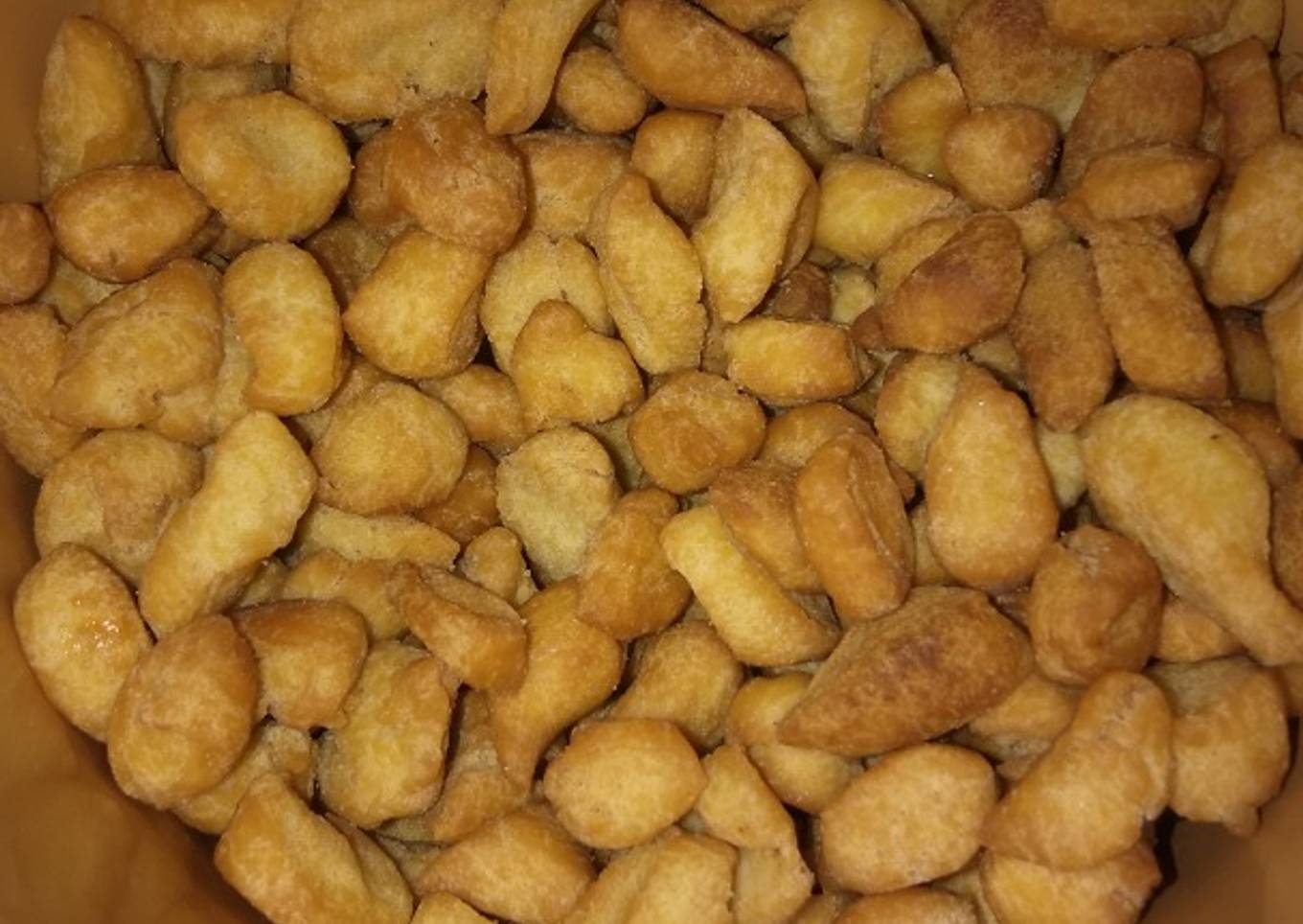 Biji ketapang 1 telur, tanpa santan dan parutan kelapa