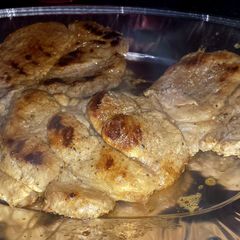 A picture of Garlic and Lemon Pork.
