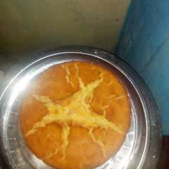 A picture of #myfirstrecipe Banana cake.