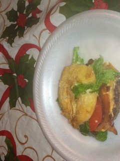 A picture of doughnut burger.