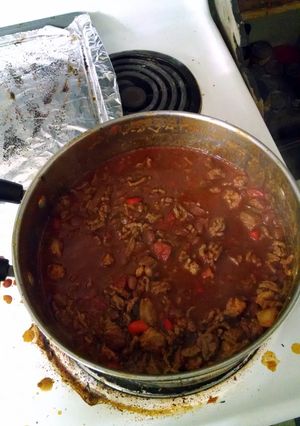 A picture of Spicy Chunky Chili.