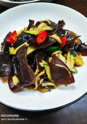 涼拌木耳 的食譜成品照片