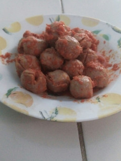 Foto resep Bakso Mercon Pedas Nampol 😁