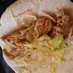 A picture of Easy crock pot chicken tacos.